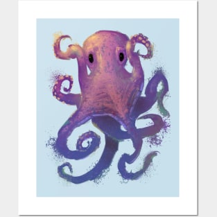 Octopus From The Depths Posters and Art